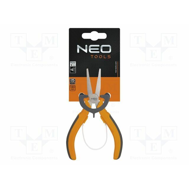 NEO TOOLS Pliers; precision,flat; 130mm