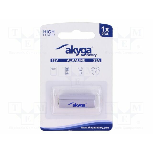 AKYGA BATTERY Battery: alkaline; 23A,8LR932