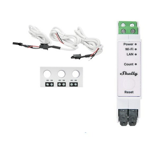 SHELLY Pro 3EM-3CT63 Energy Meter |
