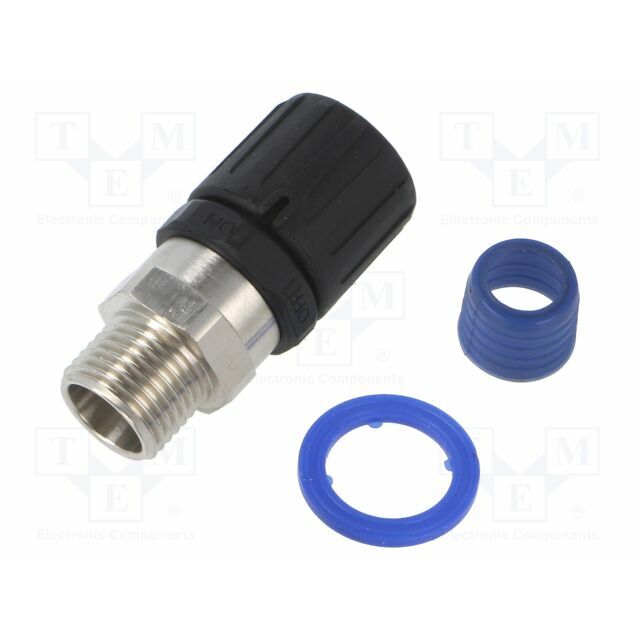 HELLERMANNTYTON Straight terminal connector; Thread: metric