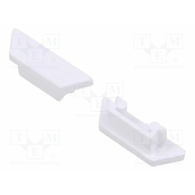 TOPMET Cap for LED profiles; white