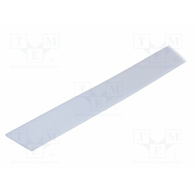 TOPMET Cover for LED profiles; white