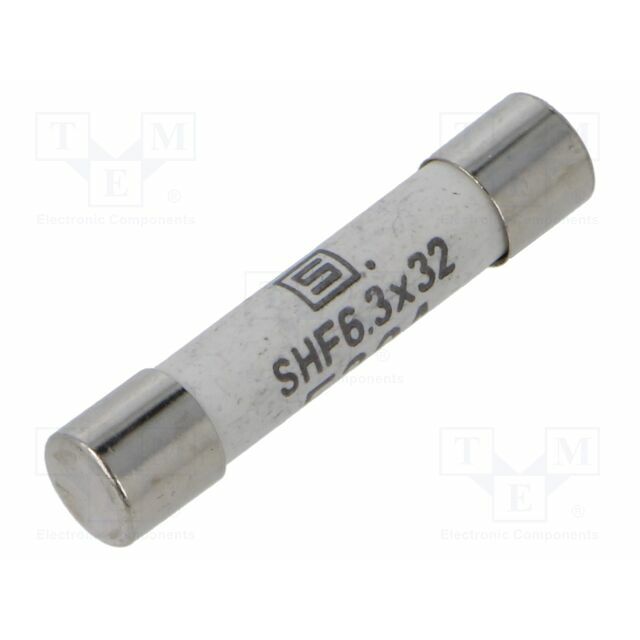 SCHURTER Fuse: fuse; 6.35x31.8mm