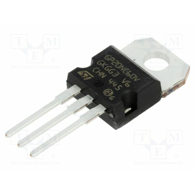 STMICROELECTRONICS Transistor: IGBT; 600V; 30A; 200W