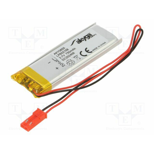 AKYGA BATTERY Re-battery: Li-Po; 750mAh; 3
