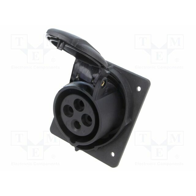 AMPHENOL Connector: AC supply 3-phase; socket