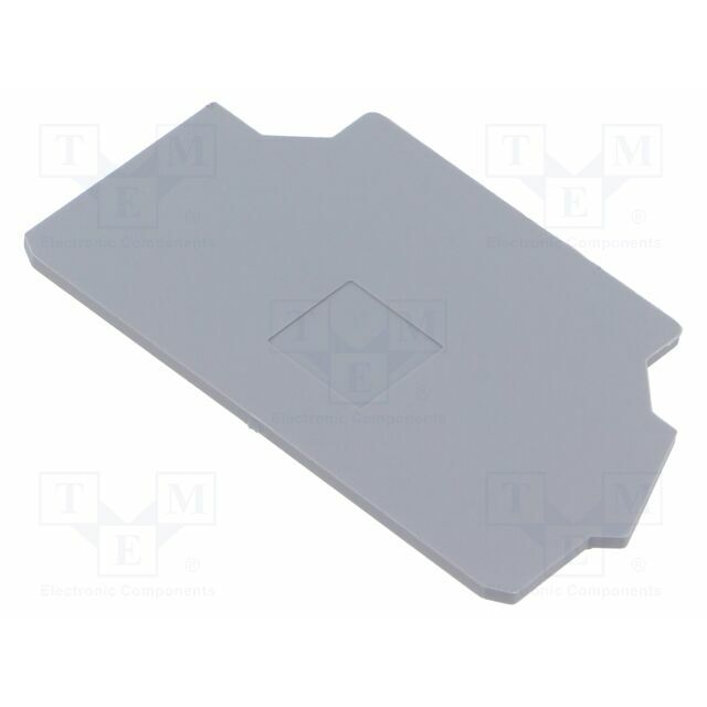 TE CONNECTIVITY End piece; Entrelec; grey