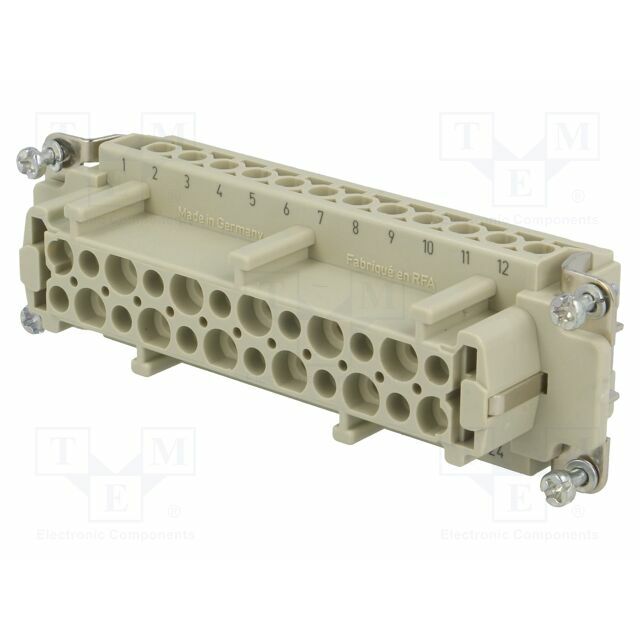 HARTING Connector: HDC; contact insert; female