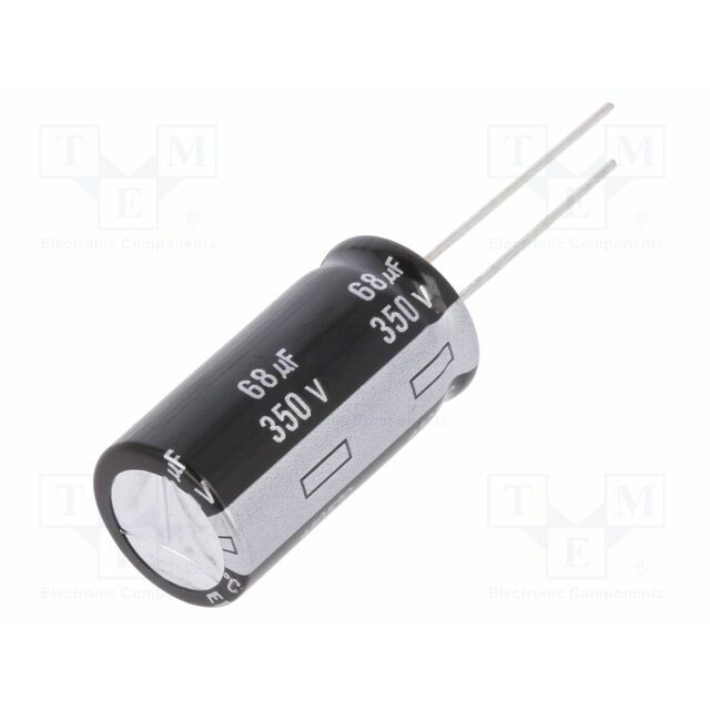 PANASONIC Capacitor: electrolytic; THT; 68uF; 350VDC