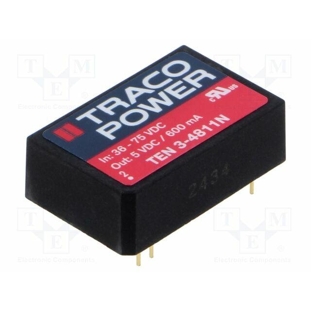 TRACO POWER Converter: DC/DC; 3W; Uin: