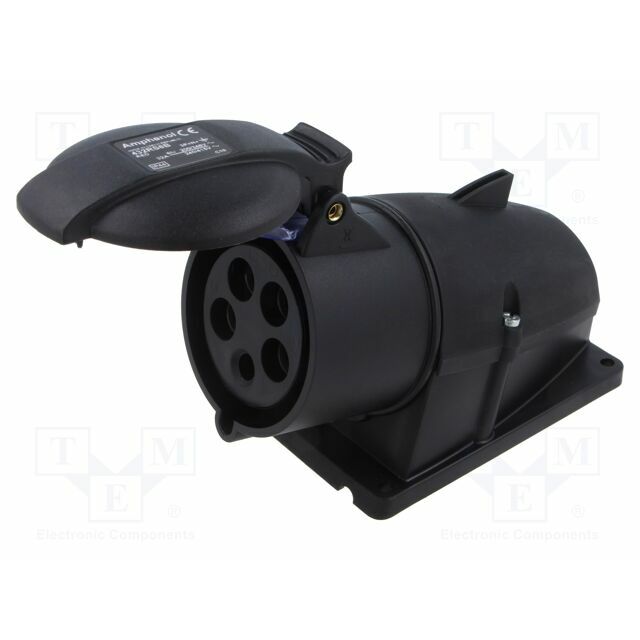 AMPHENOL Connector: AC supply 3-phase; socket