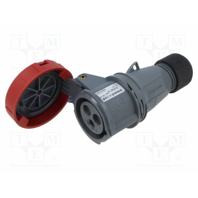AMPHENOL Connector: AC supply 3-phase; plug