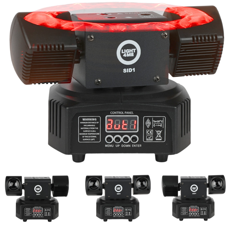 LIGHT4ME SID1 gaismas daudzefektu LED 4in1