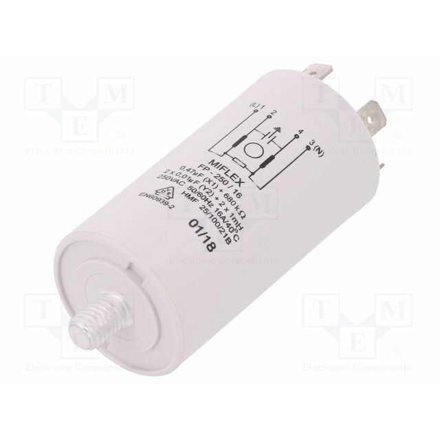 MIFLEX SOLUTIONS Filter: anti-interference; mains; 250VAC