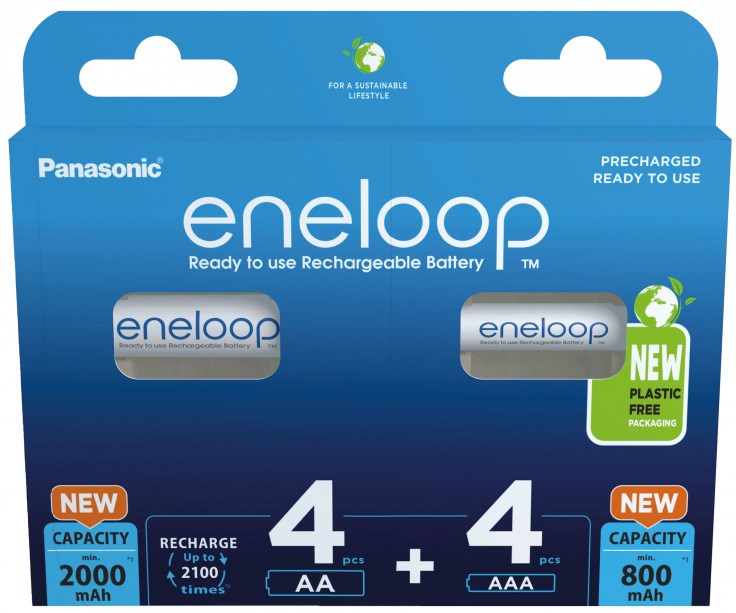 Panasonic Eneloop zestaw 4x AA rechargeable