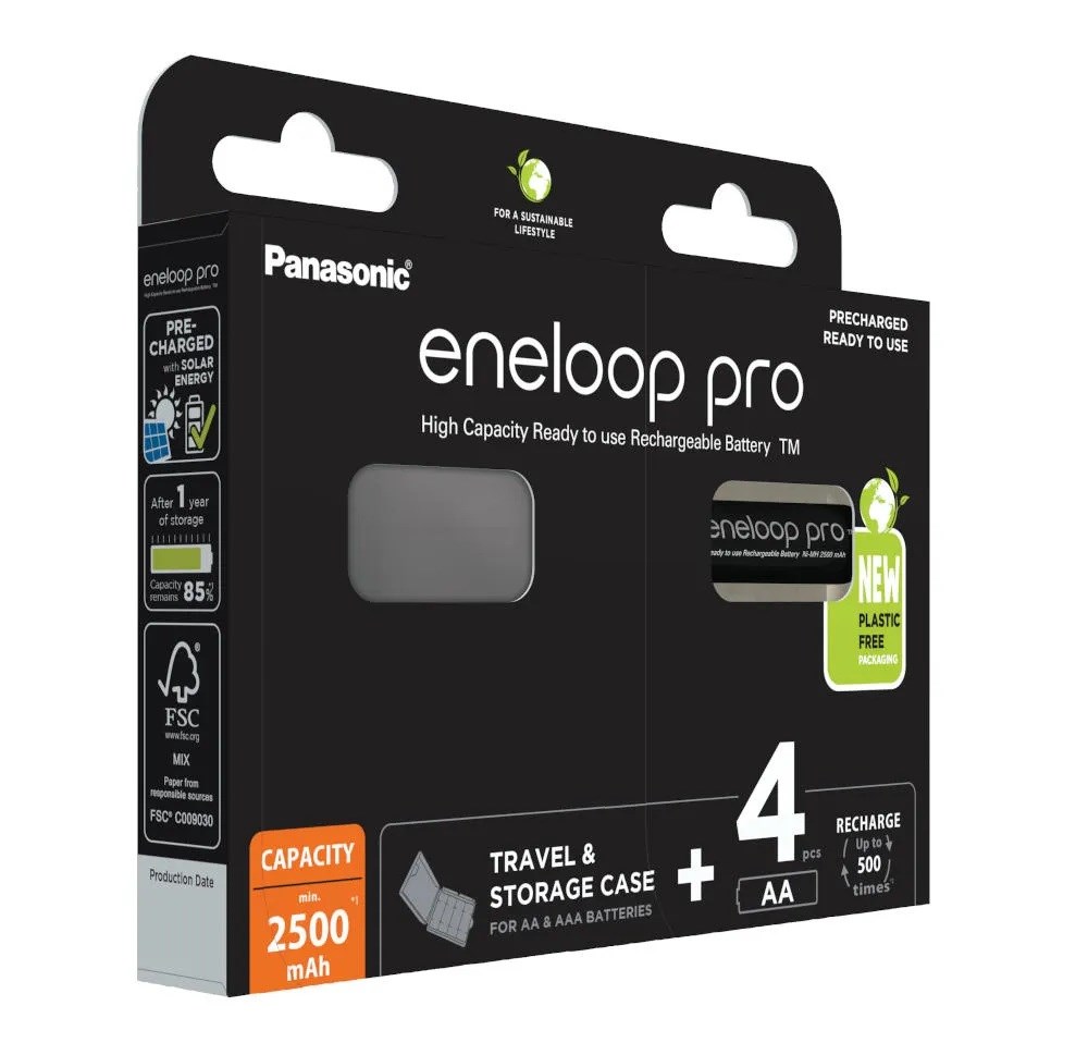 Rechargeable batteries PANASONIC ENELOOP PRO AA