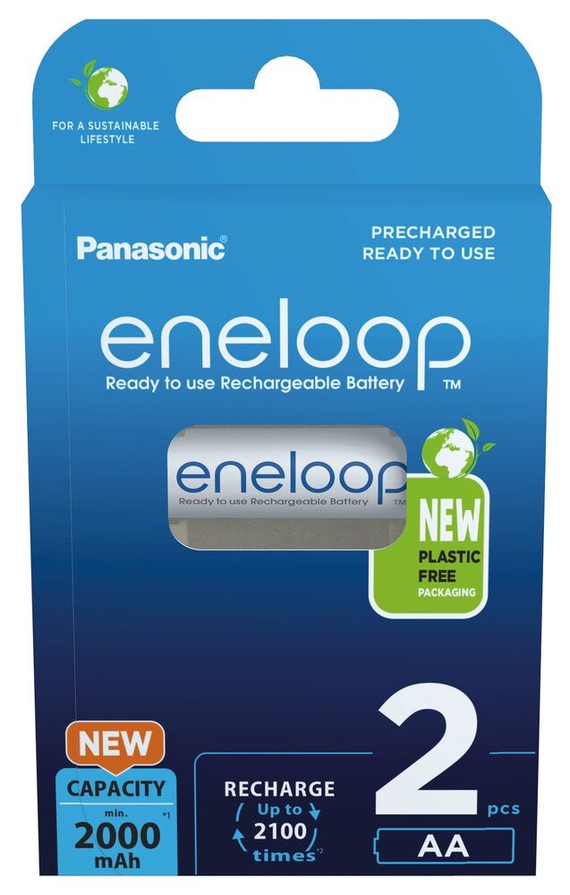 Panasonic Rechargeable Batteries | ENELOOP BK-3MCDE/2CP