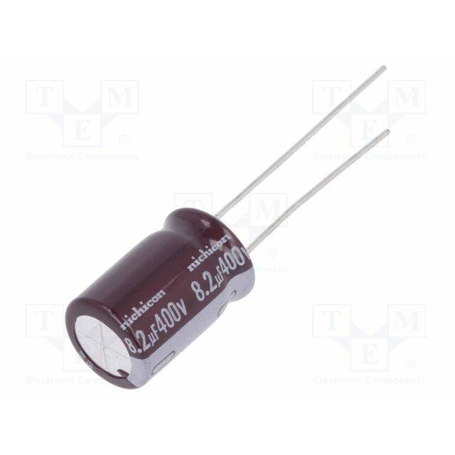 NICHICON Capacitor: electrolytic; THT; 8.2uF