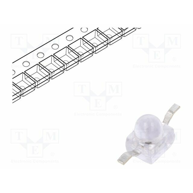 EVERLIGHT LED; yellow; SMD; Gull wing