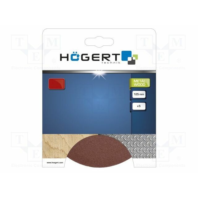 HÖGERT TECHNIK Sanding plate; Granularity: 36
