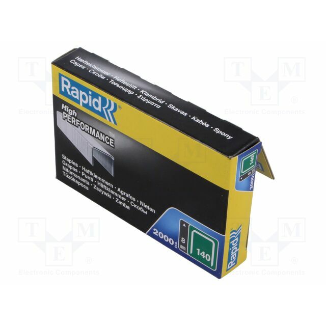 RAPID Staples; 8mm; flat; 2000pcs; TYP