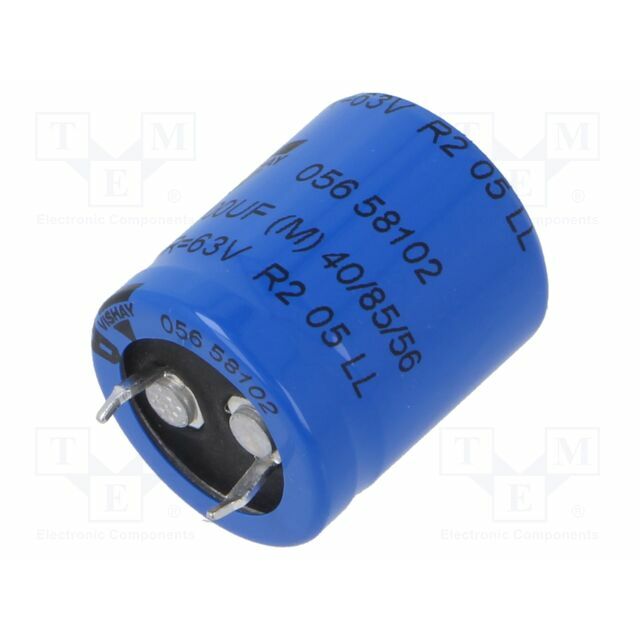 VISHAY Capacitor: electrolytic; SNAP-IN; 1000uF; 63VDC