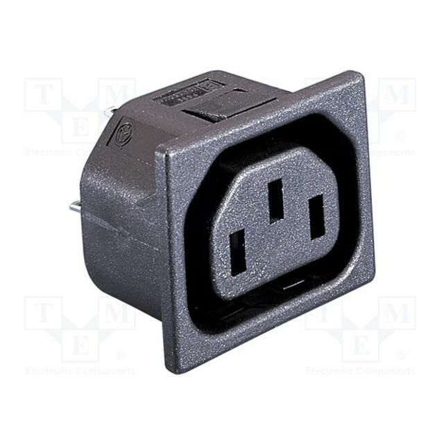 BULGIN Connector: AC supply; socket; female