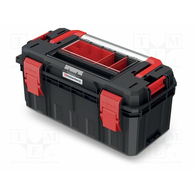 KISTENBERG Chest; tool case; black; polymer