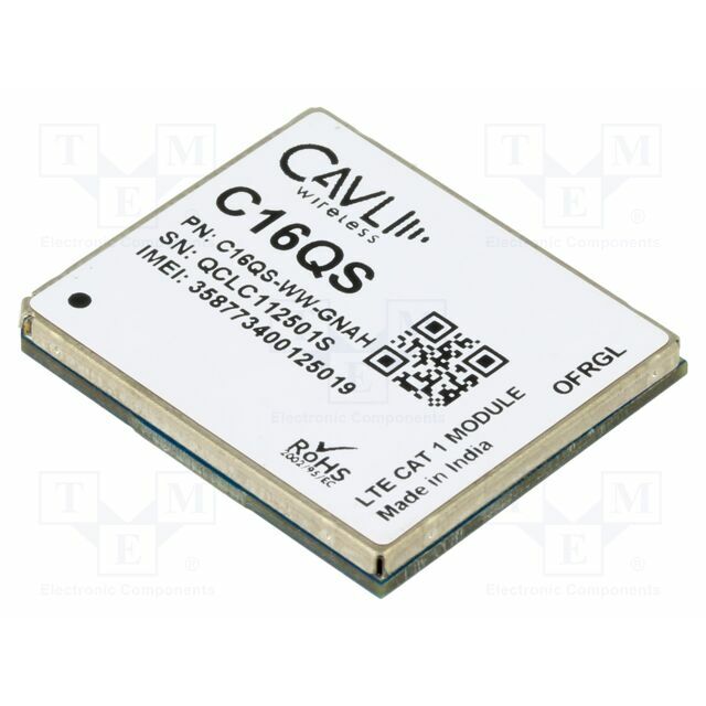 CAVLI WIRELESS INCORPORATED Module: LTE; Down: