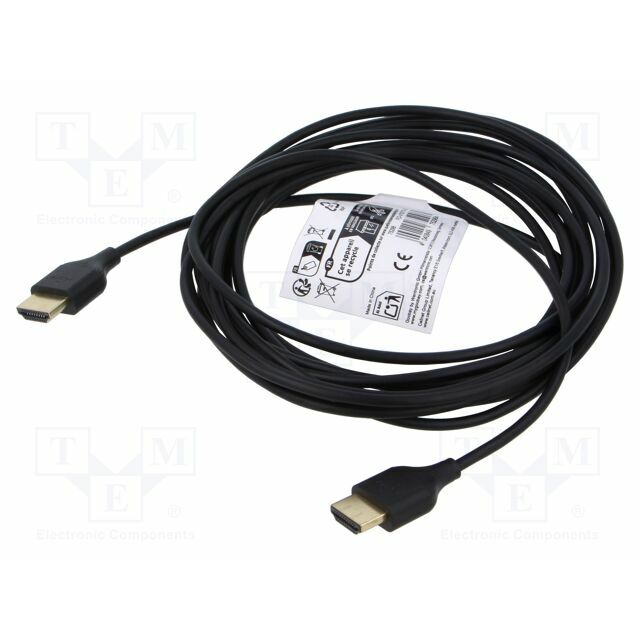 Cable; HDMI plug,both sides; 5m