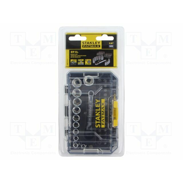 STANLEY Wrench-set; 6-angles,socket spanner; 1/4&quot