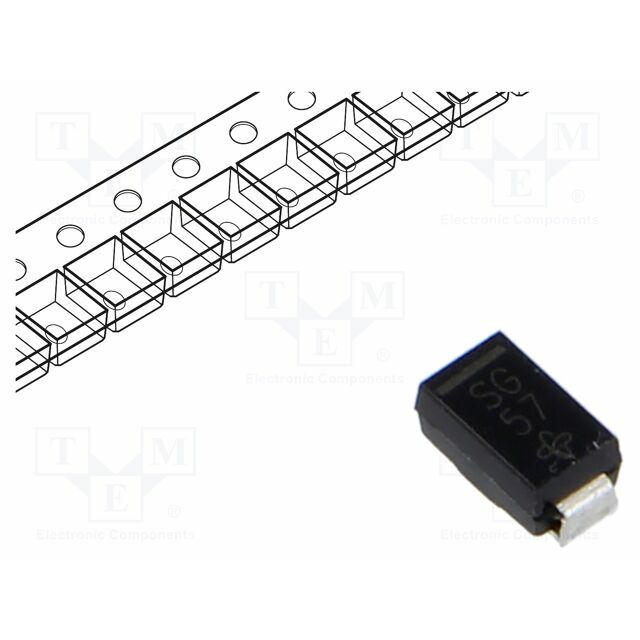 VISHAY Diode: rectifying; SMD; 400V; 1A