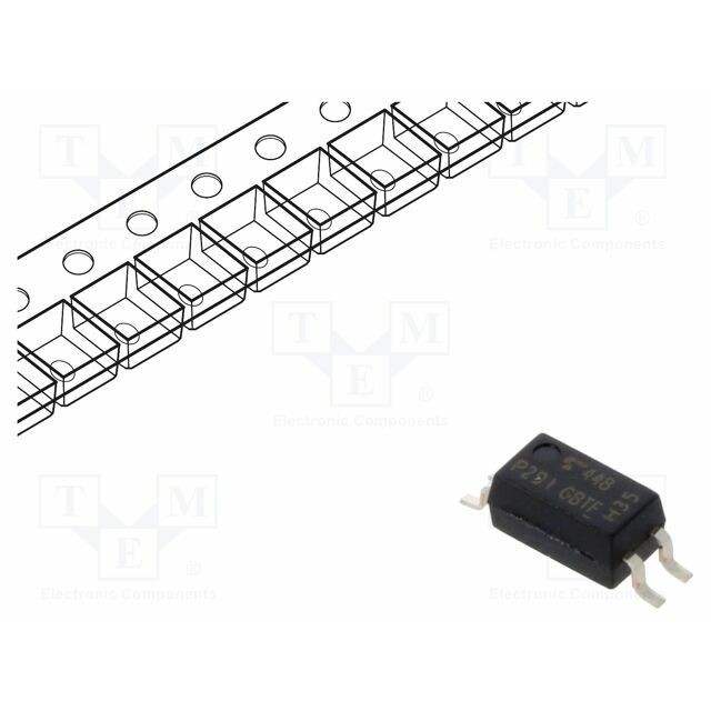 TOSHIBA Optocoupler; SMD; Ch: 1; OUT: