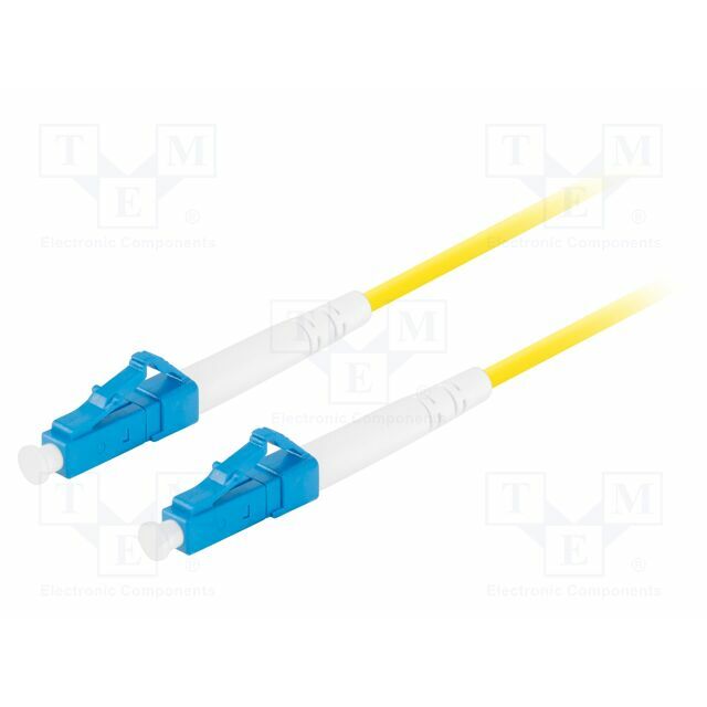 LANBERG Fiber patch cord; LC/UPC; 1m