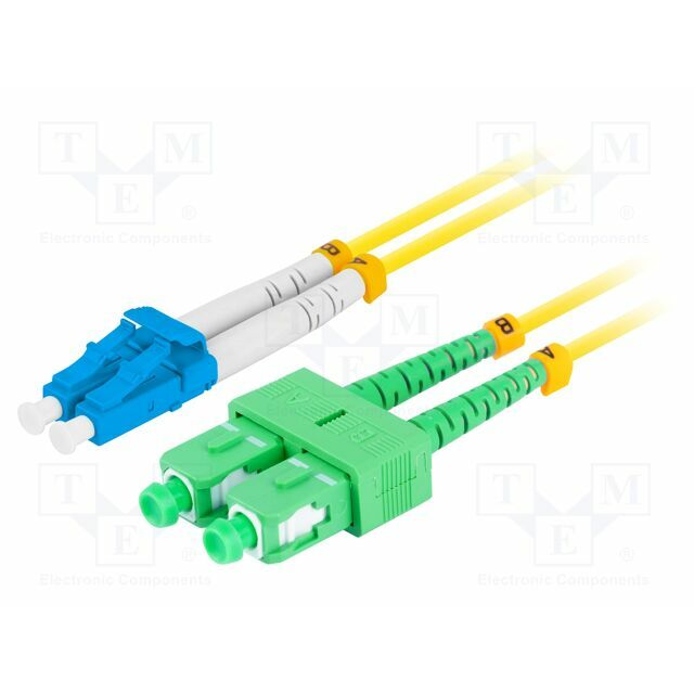 LANBERG Fiber patch cord; LC/UPC,SC/APC
