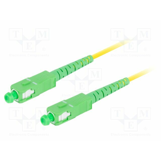 LANBERG Fiber patch cord; SC/APC,both