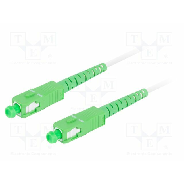 LANBERG Fiber patch cord; SC/APC,both