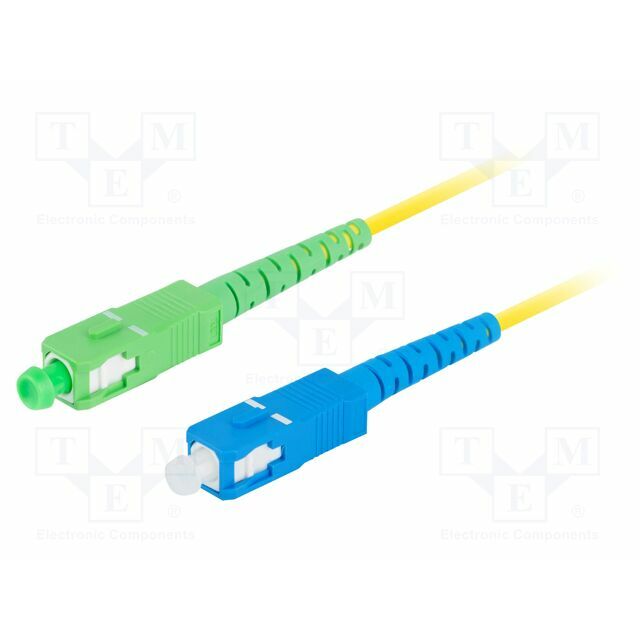 LANBERG Fiber patch cord; SC/APC,SC/UPC