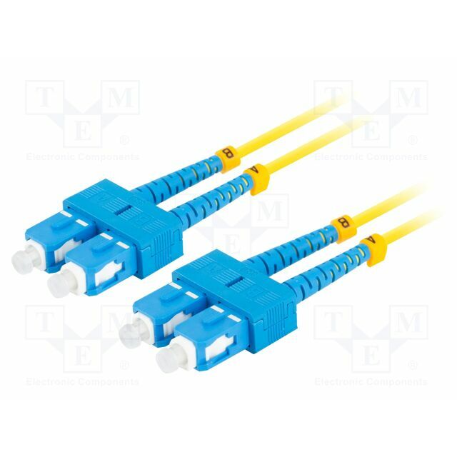 LANBERG Fiber patch cord; SC/UPC,both