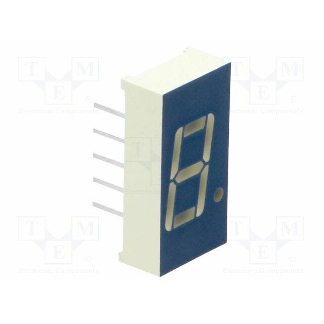 KINGBRIGHT ELECTRONIC Display: LED; 7-segment; 10