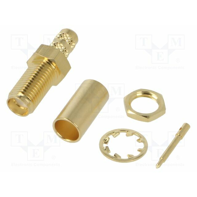 AMPHENOL RF Connector: SMA; female; straight