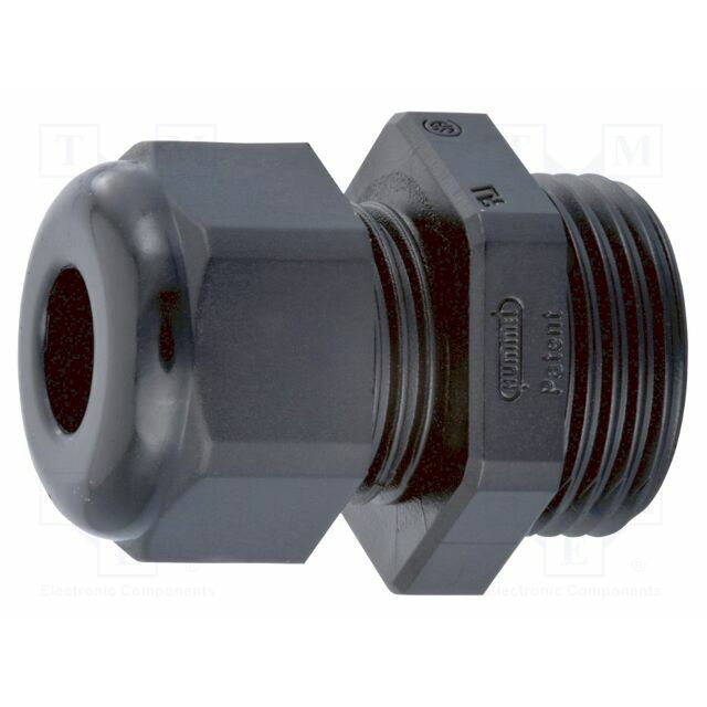 Cable gland; PG16; IP54; polyamide; black