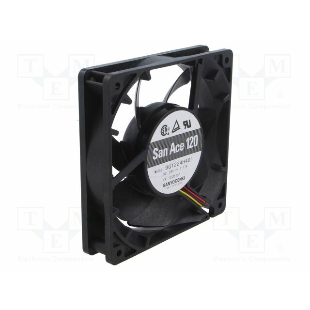 SANYO DENKI Fan: DC; 120x120x25mm; axial