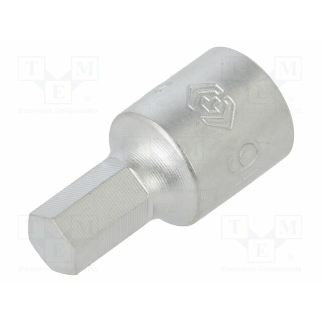 KING TONY Socket: hex key-bit; HEX
