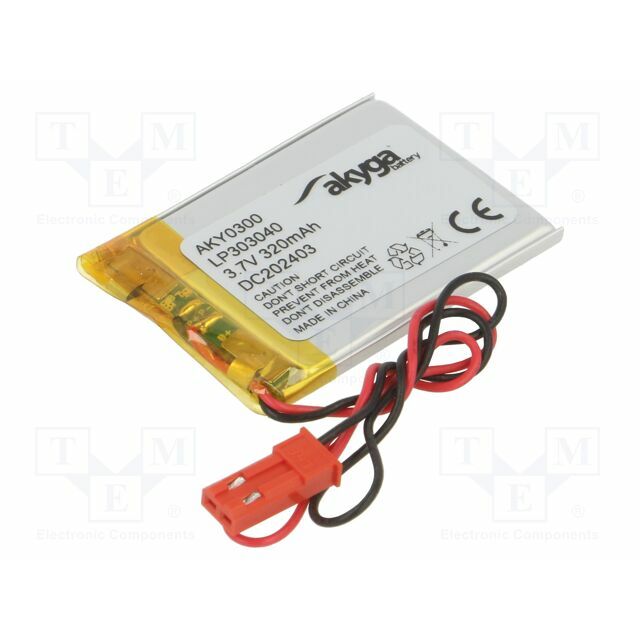 AKYGA BATTERY Re-battery: Li-Po; 320mAh; 3