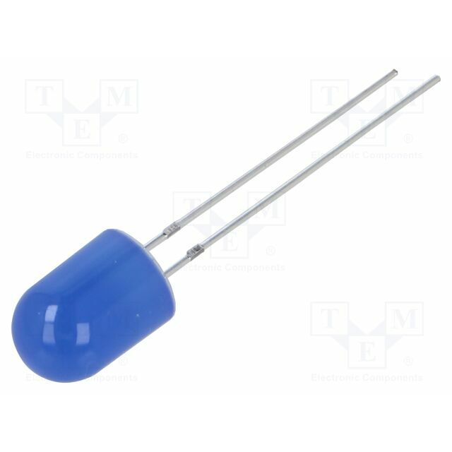 OPTOSUPPLY LED; blue; 8mm; 330÷500mcd; 30°