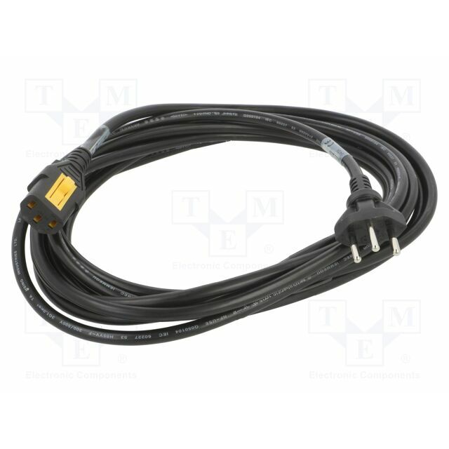SCHURTER Cable; H05VV-F; 3x1mm2; IEC C13
