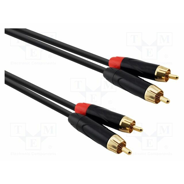REDS MUSIC Cable; RCA plug x2