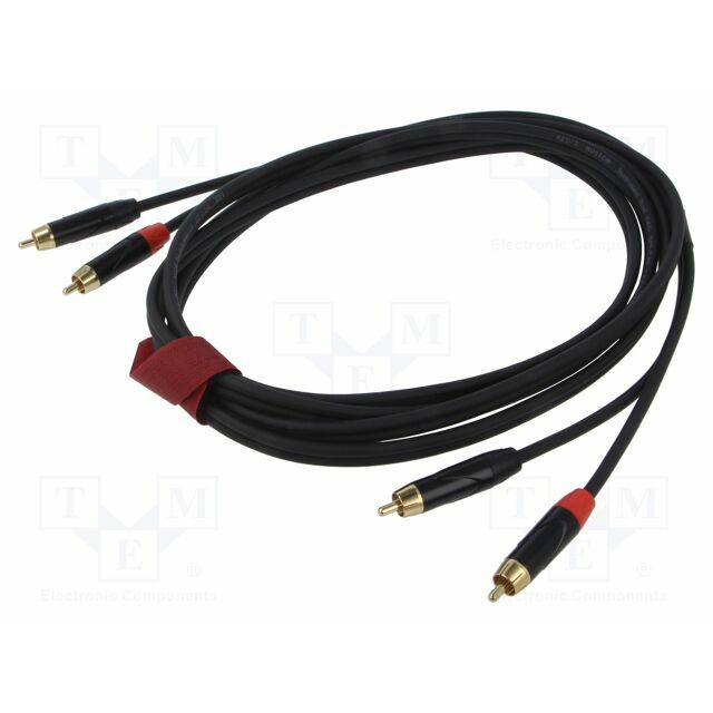 REDS MUSIC Cable; RCA plug x2