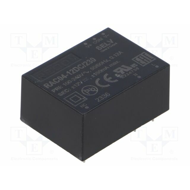 RECOM Converter: AC/DC; 4W; Uin: 80÷264VAC